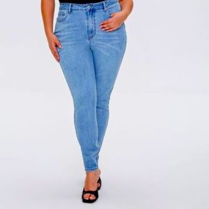Forever 21+ Skinny Blue Jean